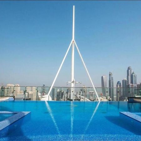 Luxury Modern Studio In Jlt With Amazing View & Rooftop Pool - Sleeps 3 Dubaj Zewnętrze zdjęcie