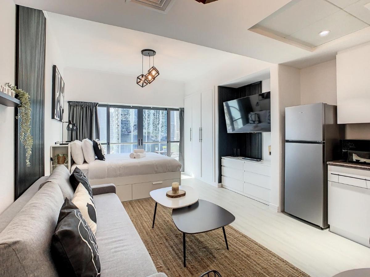 Luxury Modern Studio In Jlt With Amazing View & Rooftop Pool - Sleeps 3 Dubaj Zewnętrze zdjęcie